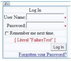 PasswordRecovery控件