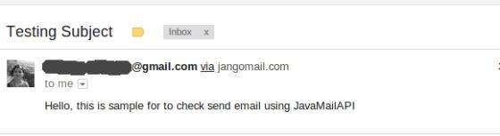 JavaMail API发送电子邮件