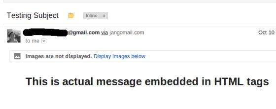 JavaMail API发送HTML电子邮件