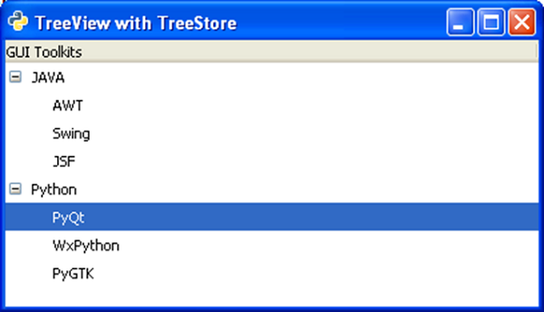TreeView与TreeStore